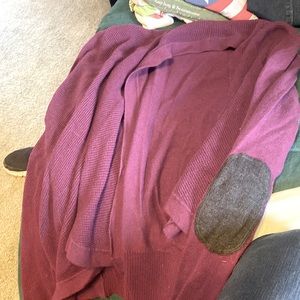 Maroon cardigan stylus xl